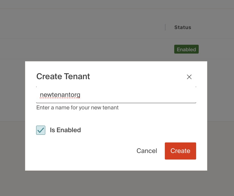 Create Organization Group
